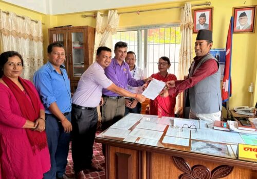 शिक्षा विधेयक संशोधनको माग गर्दै निजी विद्यालय सञ्चालकहरूको देशव्यापी ज्ञापनपत्र